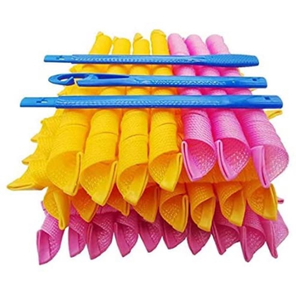 Heatless hair curlers